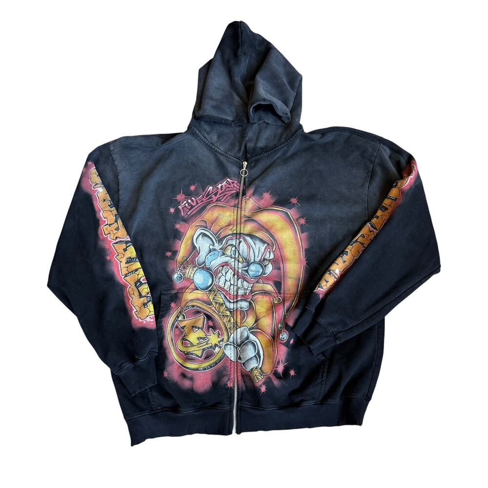 FiveStar Clown Airbrush Hoodie Mens 2XL
